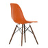 Cadeira Eames em Plástico DSW / Base dark maple